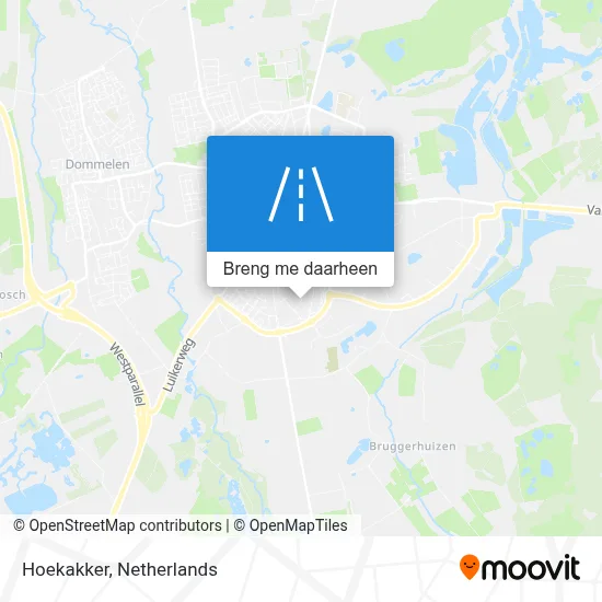 Hoekakker kaart