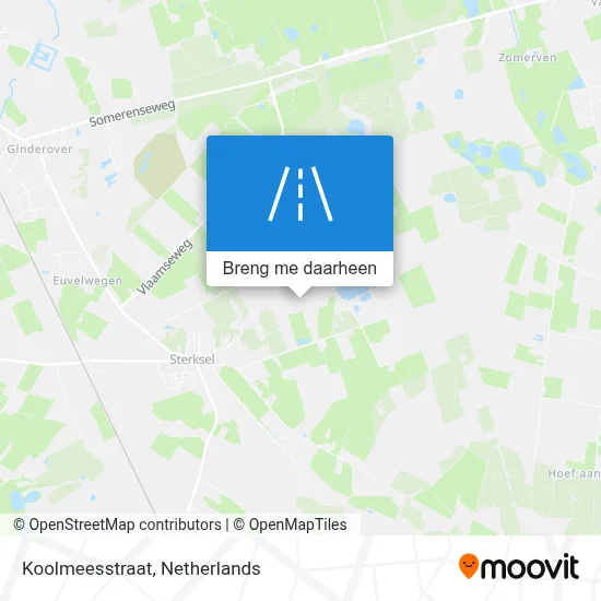 Koolmeesstraat kaart