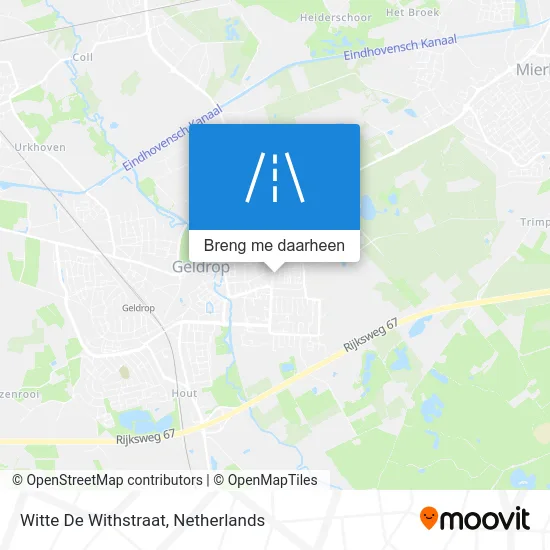 Witte De Withstraat kaart