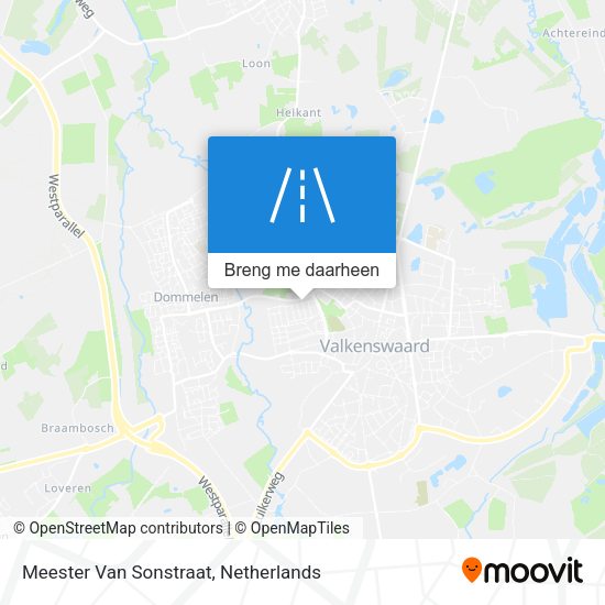 Meester Van Sonstraat kaart