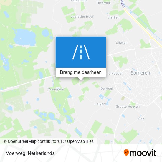 Voerweg kaart