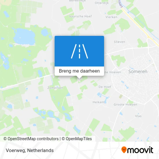 Voerweg kaart