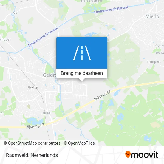 Raamveld kaart