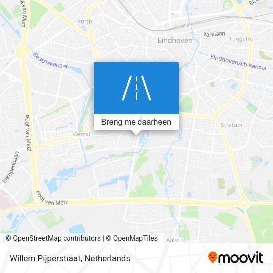 Willem Pijperstraat kaart