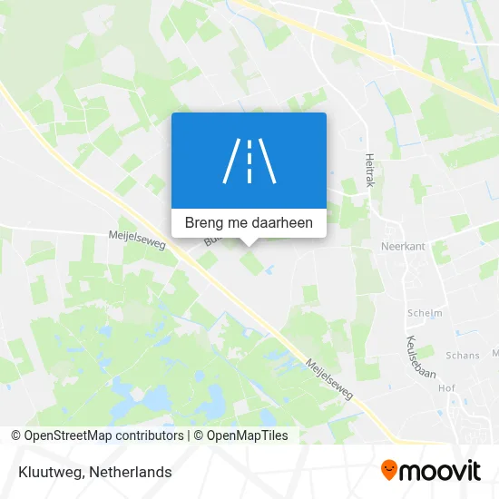 Kluutweg kaart
