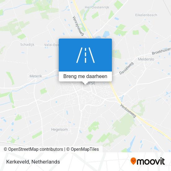 Kerkeveld kaart