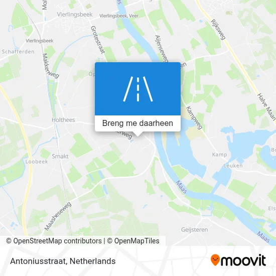 Antoniusstraat kaart