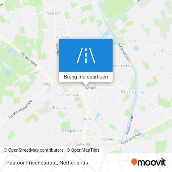 Pastoor Frischestraat kaart