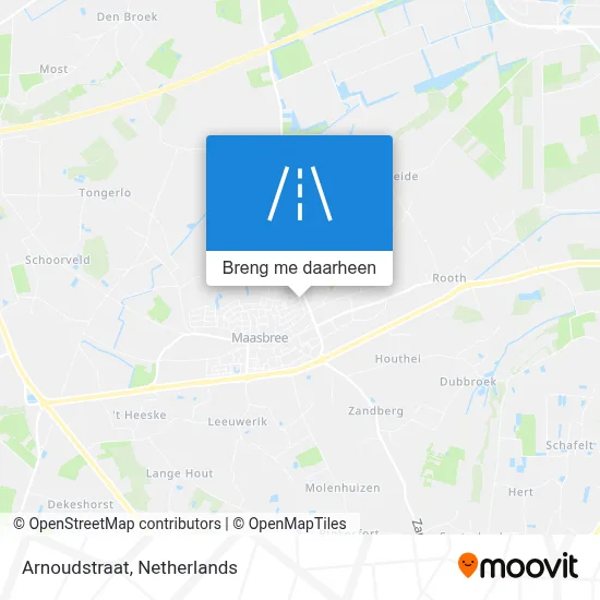 Arnoudstraat kaart