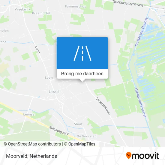 Moorveld kaart