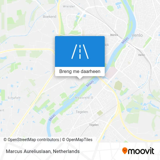 Marcus Aureliuslaan kaart