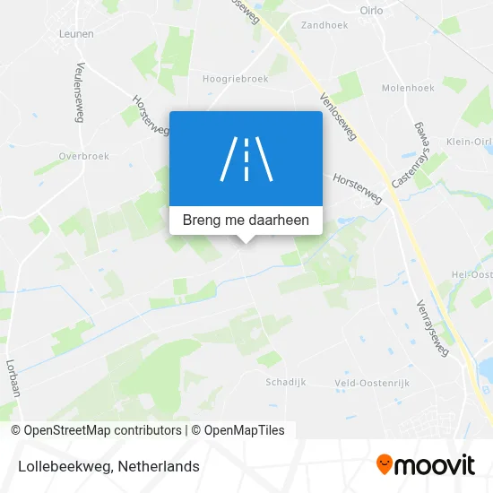 Lollebeekweg kaart