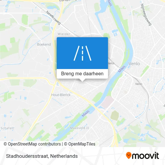Stadhoudersstraat kaart