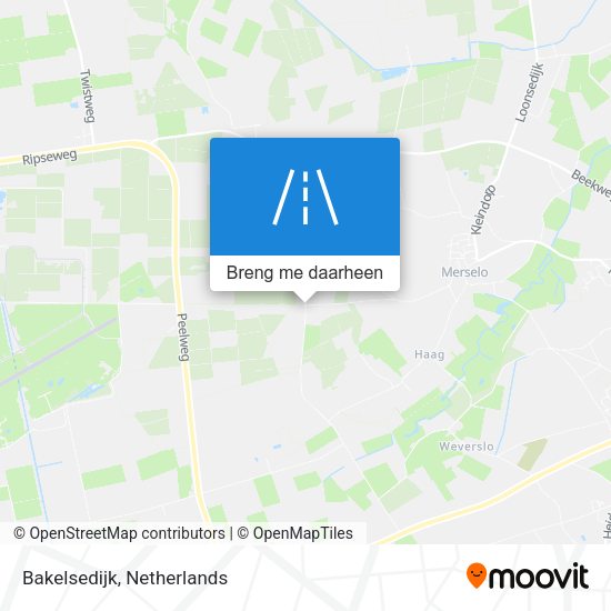 Bakelsedijk kaart