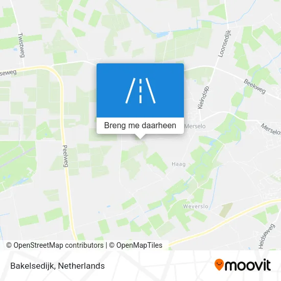 Bakelsedijk kaart