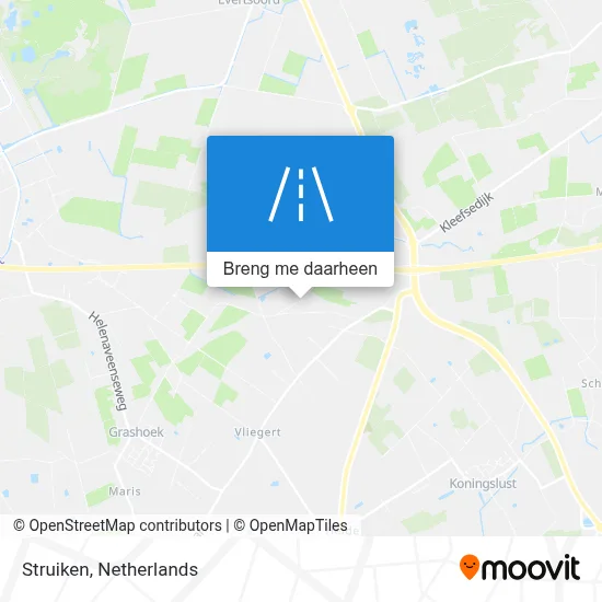 Struiken kaart