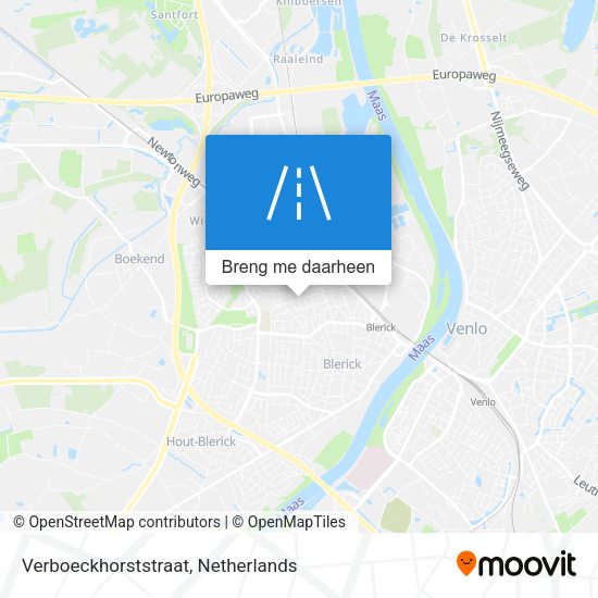 Verboeckhorststraat kaart