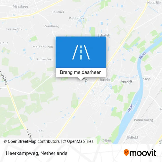 Heerkampweg kaart