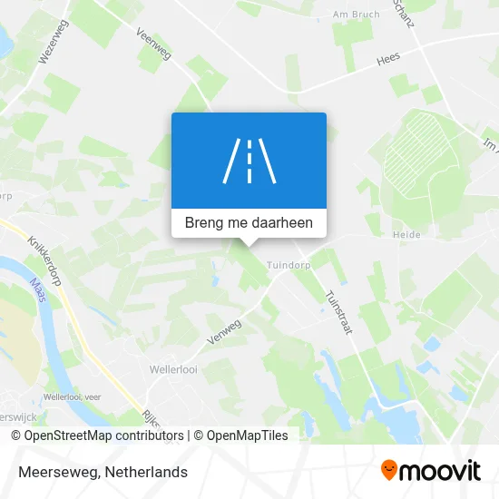 Meerseweg kaart
