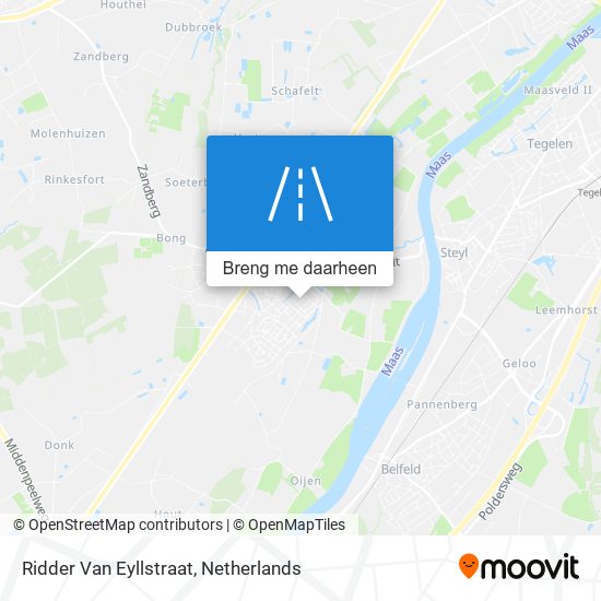 Ridder Van Eyllstraat kaart