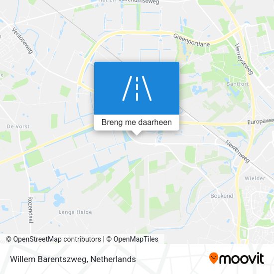 Willem Barentszweg kaart