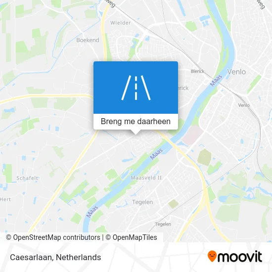 Caesarlaan kaart