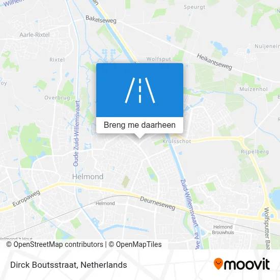 Dirck Boutsstraat kaart