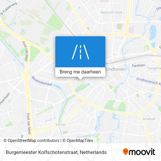 Burgemeester Kolfschotenstraat kaart