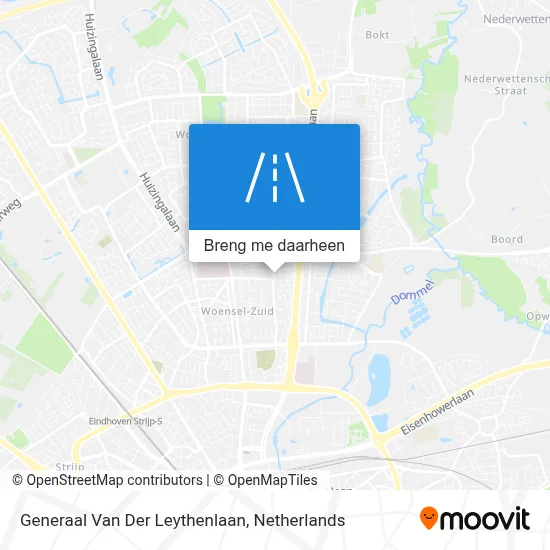 Generaal Van Der Leythenlaan kaart