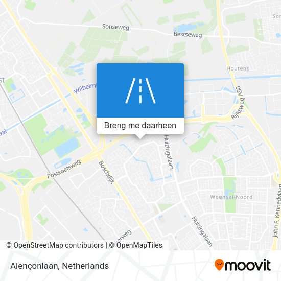 Alençonlaan kaart