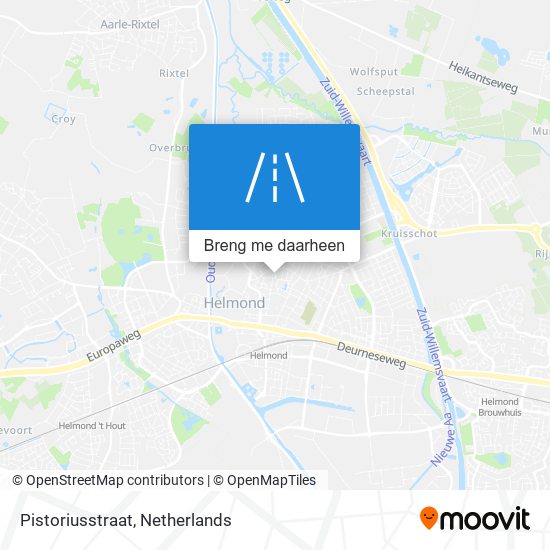 Pistoriusstraat kaart