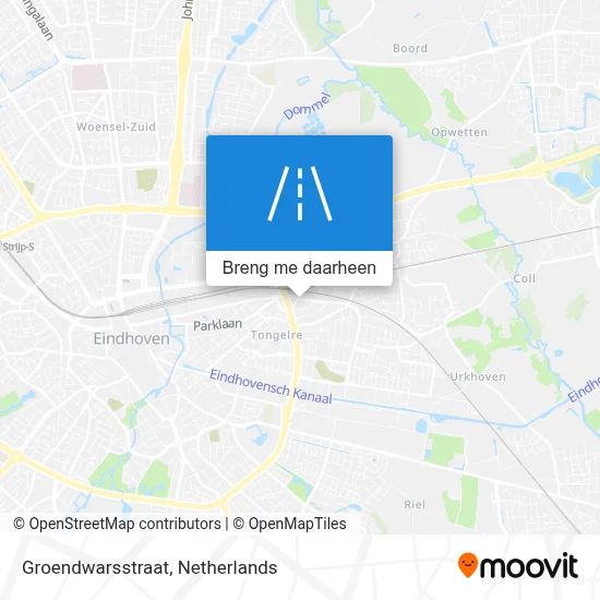 Groendwarsstraat kaart