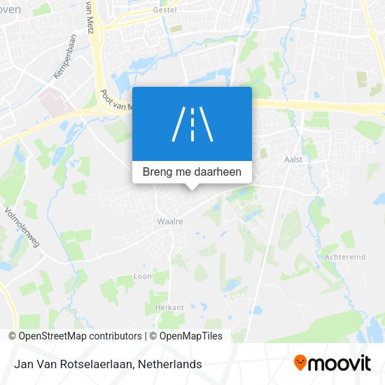 Jan Van Rotselaerlaan kaart