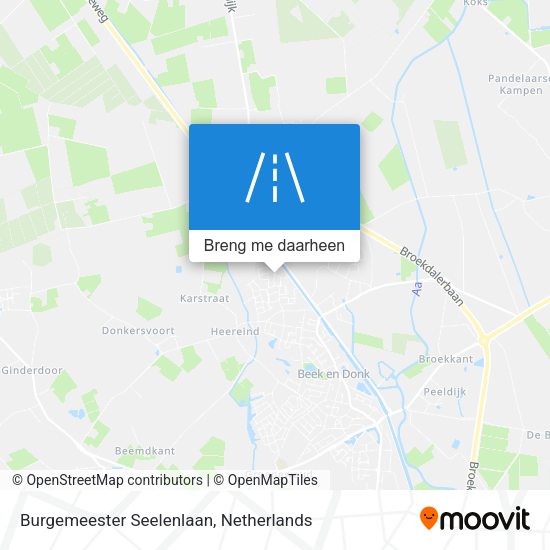 Burgemeester Seelenlaan kaart