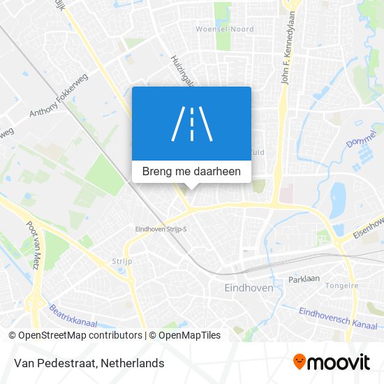 Van Pedestraat kaart