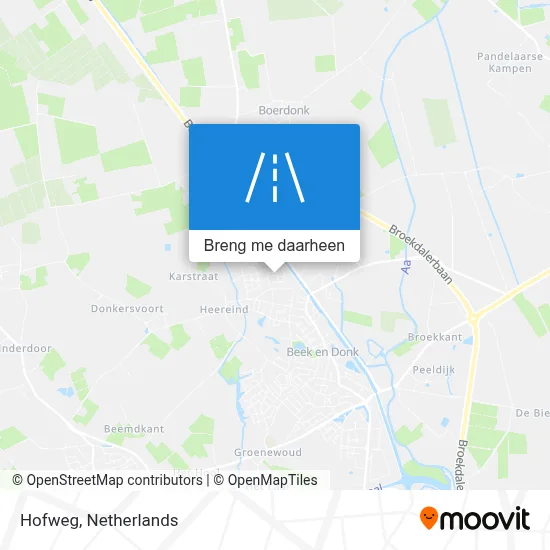 Hofweg kaart