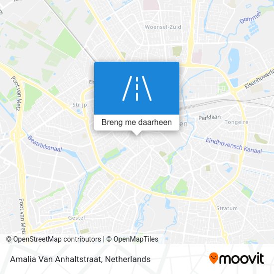 Amalia Van Anhaltstraat kaart