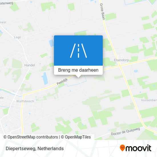 Diepertseweg kaart