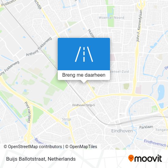 Buijs Ballotstraat kaart