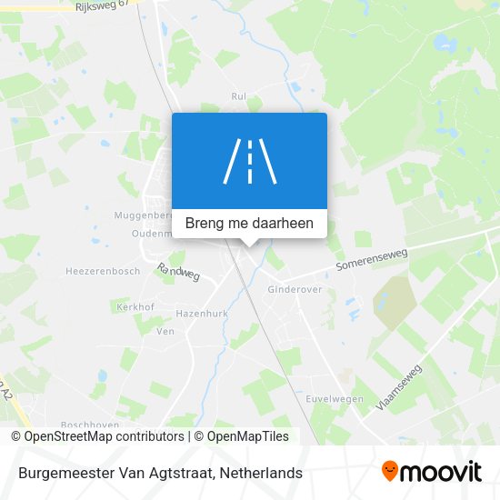 Burgemeester Van Agtstraat kaart