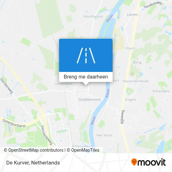 De Kurver kaart