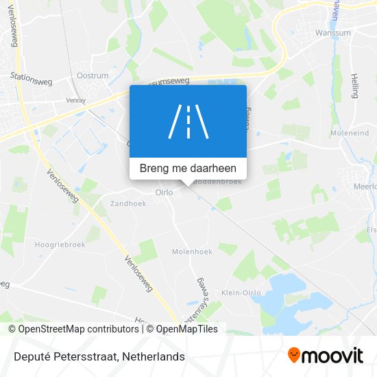 Deputé Petersstraat kaart