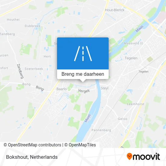 Bokshout kaart