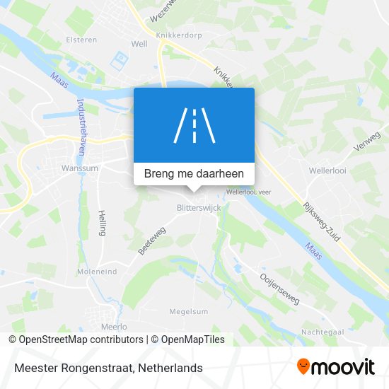 Meester Rongenstraat kaart