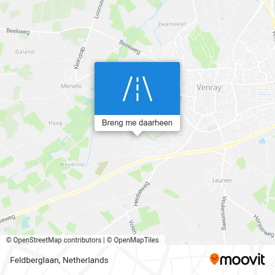 Feldberglaan kaart