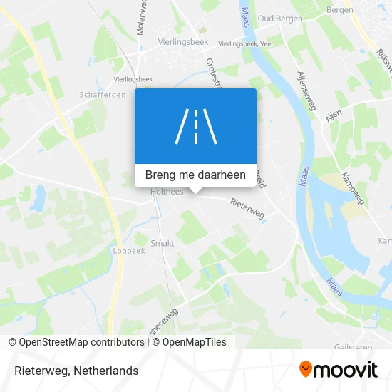 Rieterweg kaart