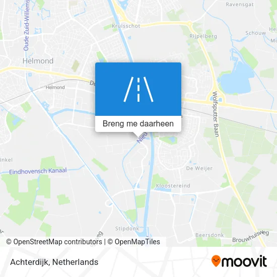 Achterdijk kaart