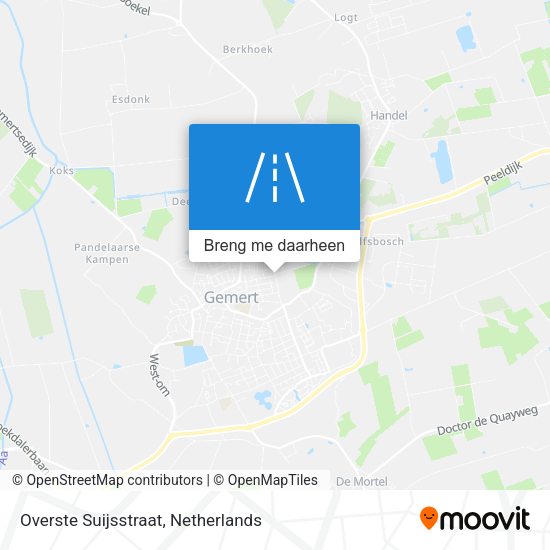 Overste Suijsstraat kaart