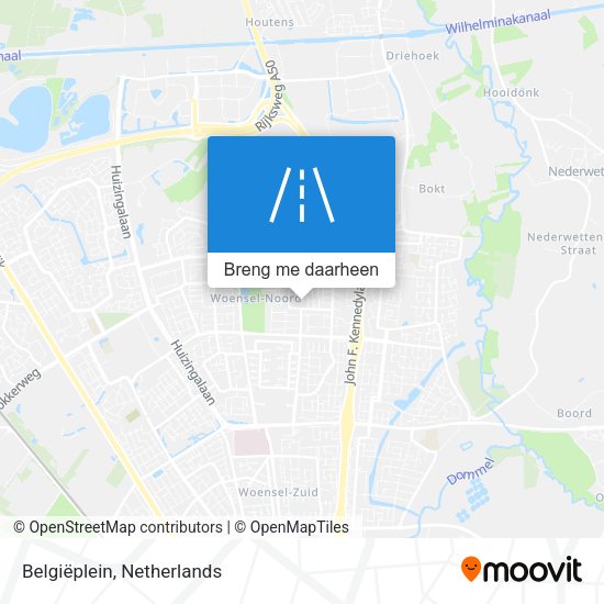 Belgiëplein kaart
