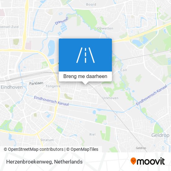 Herzenbroekenweg kaart